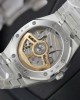 Audemars Piguet Royal Oak 15500ST Frosted Gold Replica Watch Dial Blue 41mm