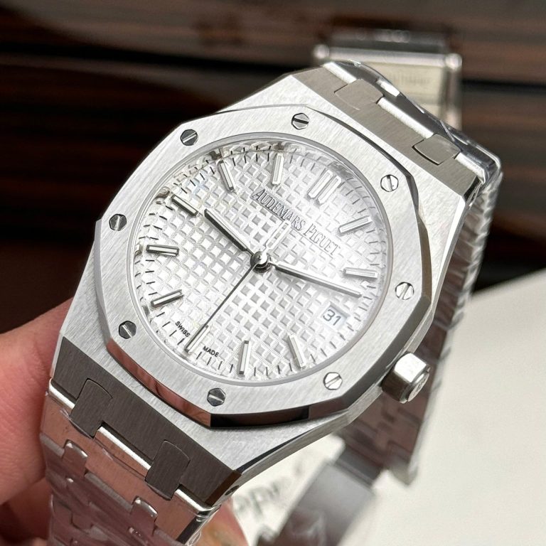 Audemars Piguet Royal Oak Replica Watch White Dial Automatic 34mm