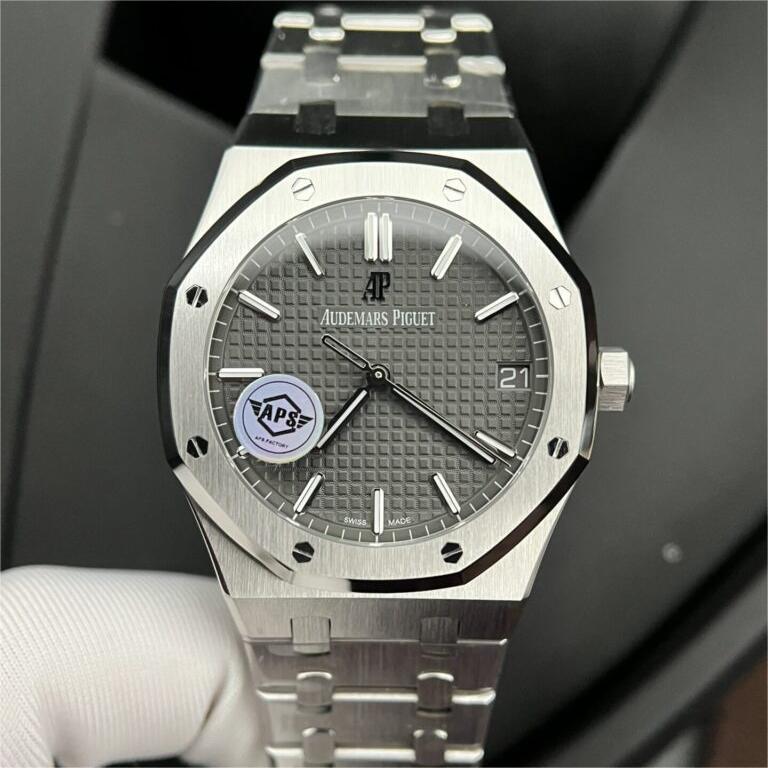 Audemars Piguet Royal Oak 15500ST Replica Watch Gray Dial APS Factory 41mm