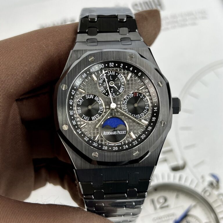 Audemars Piguet Royal Oak 26579CB Black Ceramic Replica Watch APS 41mm