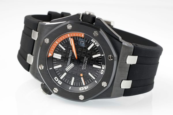 Audemars Piguet Best Replica Watch Royal Oak Offshore Diver 15707CE Black Ceramic 42mm