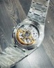 Audemars Piguet Replica Watch Royal Oak 15500 Dial Blue Custom Moissanite Diamonds 41mm