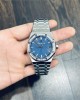 Audemars Piguet Replica Watch Royal Oak 15500 Dial Blue Custom Moissanite Diamonds 41mm