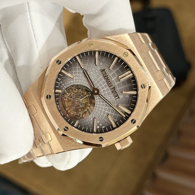 Audemars Piguet Best Replica Watch Royal Oak Tourbillon Rose Gold 41mm