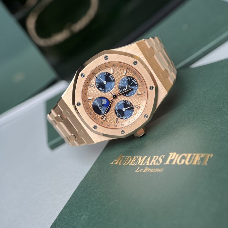 Audemars Piguet Replica Watch Royal Oak Perpetual Calendar 26574 Rose Gold 41mm