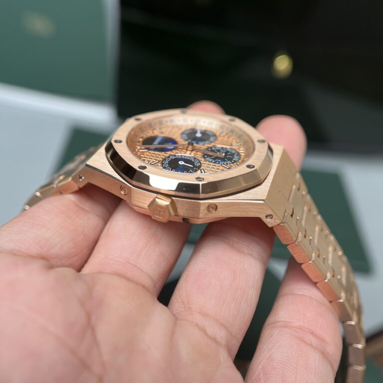 Audemars Piguet Replica Watch Royal Oak Perpetual Calendar 26574 Rose Gold 41mm