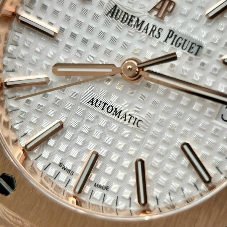 Audemars Piguet Fake Watch Royal Oak 15450 White Gold IP Factory 37mm