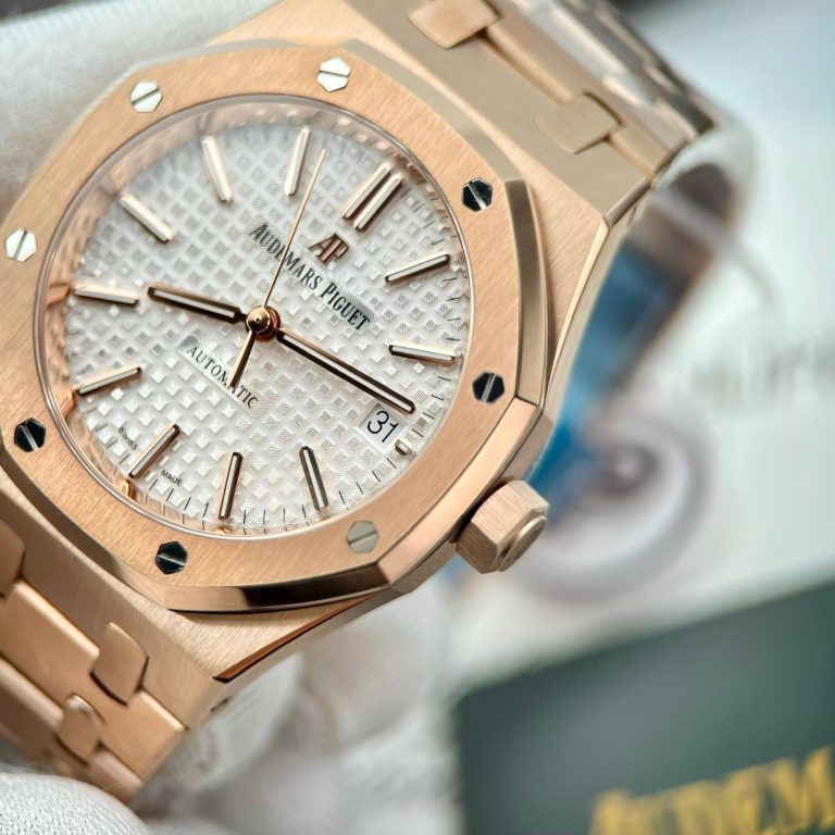 Audemars Piguet Fake Watch Royal Oak 15450 White Gold IP Factory 37mm