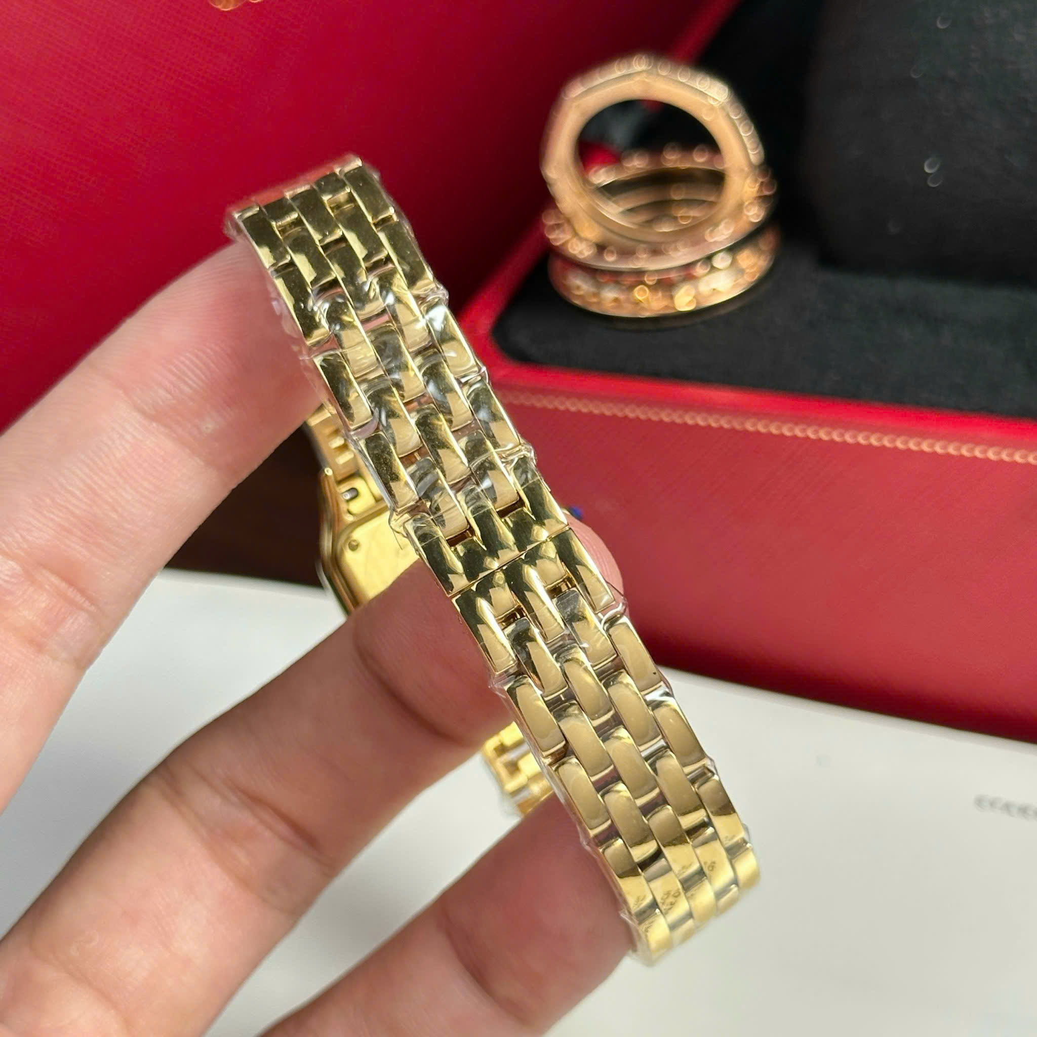 Cartier Panthère WGPN0047 Ladies Small Model Yellow Gold Replica BVF 23mm x 30mm