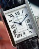 Cartier Tank Solo Extra Large White Dial Leather Strap Best Replica AF 31mm x 41mm