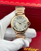 Cartier Ballon Bleu WGBB0039 Rose Gold White Dial Best Replica AF 42mm