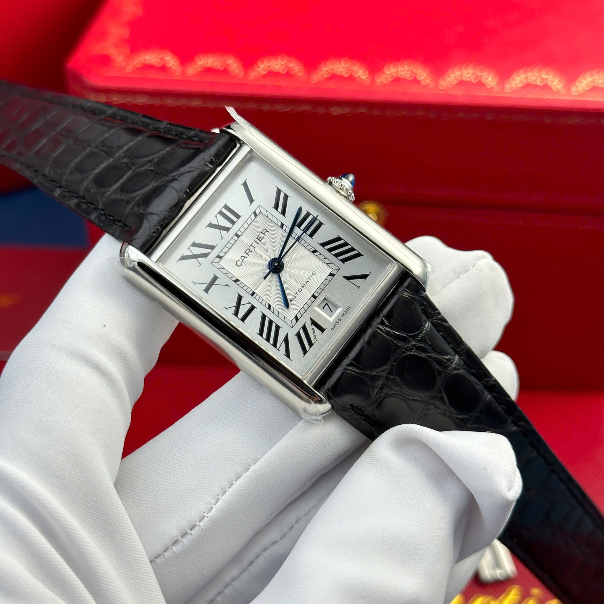 Cartier Tank Must WSTA0040 Extra Large Silver Dial Best Replica AF 31mm x 41mm