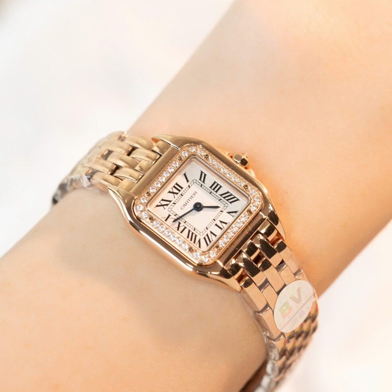 Cartier Panthère WJPN0049 Rose Gold Diamond Bezel Ladies Replica BVF 22mm x 30mm