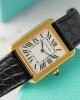 Cartier Tank Solo W5200002 Yellow Gold Ladies Small Model Leather Replica 31 x 24mm