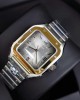 Cartier Santos De Cartier CRW2SA0030 Two Tone Grey Dial Large Model Best Replica BVF 39.8mm