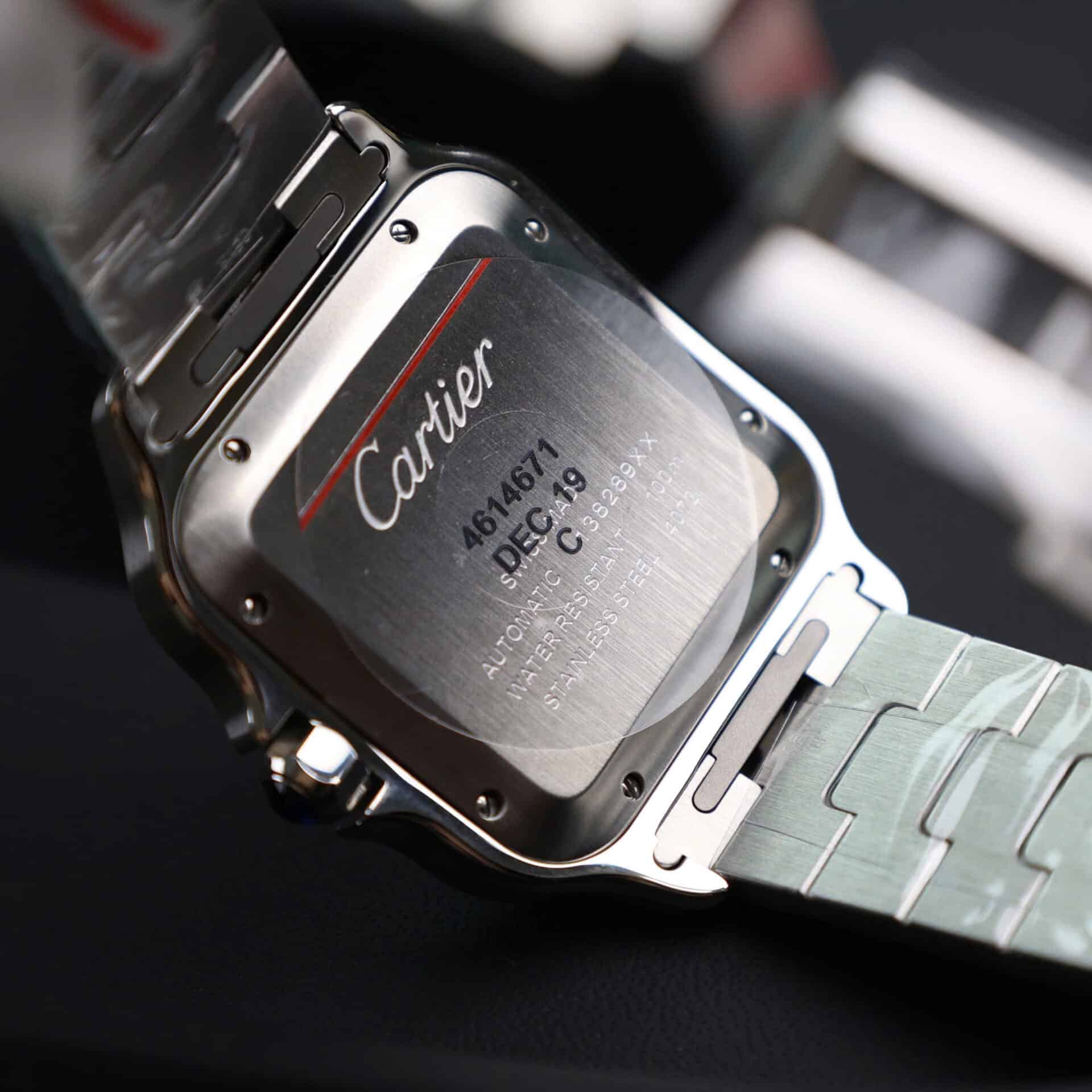 Cartier Santos De Cartier CRW2SA0030 Two Tone Grey Dial Large Model Best Replica BVF 39.8mm