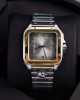 Cartier Santos De Cartier CRW2SA0030 Two Tone Grey Dial Large Model Best Replica BVF 39.8mm