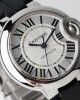 Cartier Ballon Bleu W6920085 White Dial Leather Quartz Movement Best Replica AF 33mm