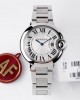 Cartier Ballon Bleu W6920084 White Dial Bracelet Best Replica AF 33mm