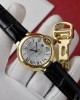 Cartier Ballon Bleu Yellow Gold White Dial Leather Replica 39mm