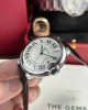 Cartier Ballon Bleu WSBB0026 White Dial Leather Men Watch Best Replica AF 42mm