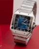 Cartier Santos Blue Dial Large Model Best Replica BVF 39.8mm