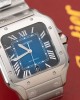 Cartier Santos Blue Dial Large Model Best Replica BVF 39.8mm