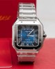 Cartier Santos Blue Dial Large Model Best Replica BVF 39.8mm