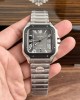 Cartier Santos WSSA0037 Grey Dial Large Model Best Replica BVF 39.8mm