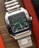 Cartier Santos Large Model Green Dial Best Replica BVF 39.8mm