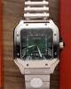 Cartier Santos Large Model Green Dial Best Replica BVF 39.8mm