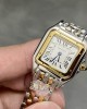 Cartier Panthère de Cartier Small Model Two Tone Yellow Gold White Dial Best Replica BVF 23mm x 30mm