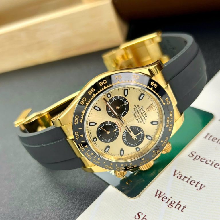 Rolex Daytona Best Replica Watch Gold Wrapped Custom 40mm