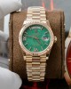 Rolex Day-Date 128235 Dial Aventurine Replica Watch Custom Gold Wrapped 36mm