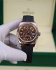 Rolex Sky-Dweller M336235 Custom Gold Wrapped Chocolate Dial 42mm