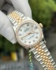 Rolex DateJust Replica Watch Mother Of Pearl Dial With Stone Bezel 31mm