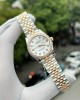 Rolex DateJust Replica Watch Mother Of Pearl Dial With Stone Bezel 31mm