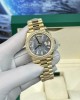 Rolex Day-Date Super Fake Watch Mother-Of-Pearl Dial With Diamonds BP Factory 40mm