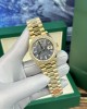 Rolex Day-Date Super Fake Watch Mother-Of-Pearl Dial With Diamonds BP Factory 40mm