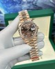 Rolex Day-Date Replica Watch With Red Ruby Dial EW Factory 40mm