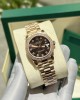 Rolex DateJust Super Fake Watch Chocolate Dial Oyster Strap BP Factory 31mm