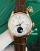 Rolex Cellini Moonphase 50535 Replica Watch Leather Strap 39mm