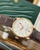 Rolex Cellini 50525 Replica Watch Rose Gold Brown Strap 39mm