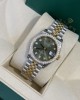 Rolex DateJust Replica Watch Moissanite Diamond Green Dial 31mm