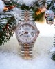 Rolex DateJust Moissanite Diamond White Dial Replica Watch Demi 31mm