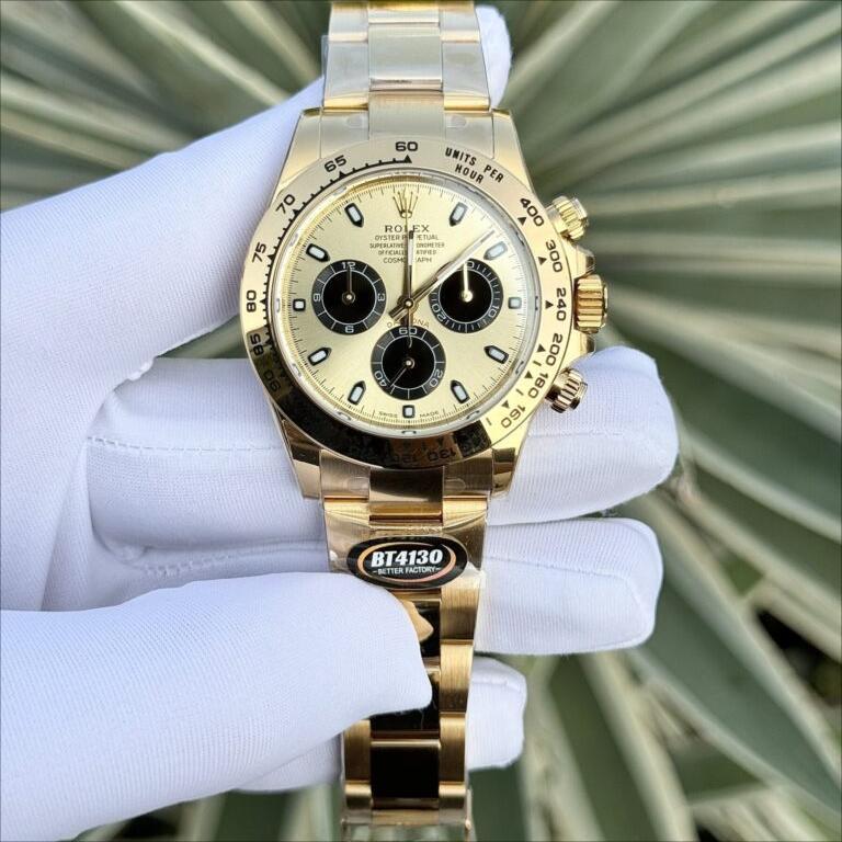 Rolex Daytona 116508 Replica Watch Yellow BT Factory 40mm