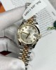 Rolex DateJust Replica Watch 18K Gold Wrapped White Dial GM Factory 31mm