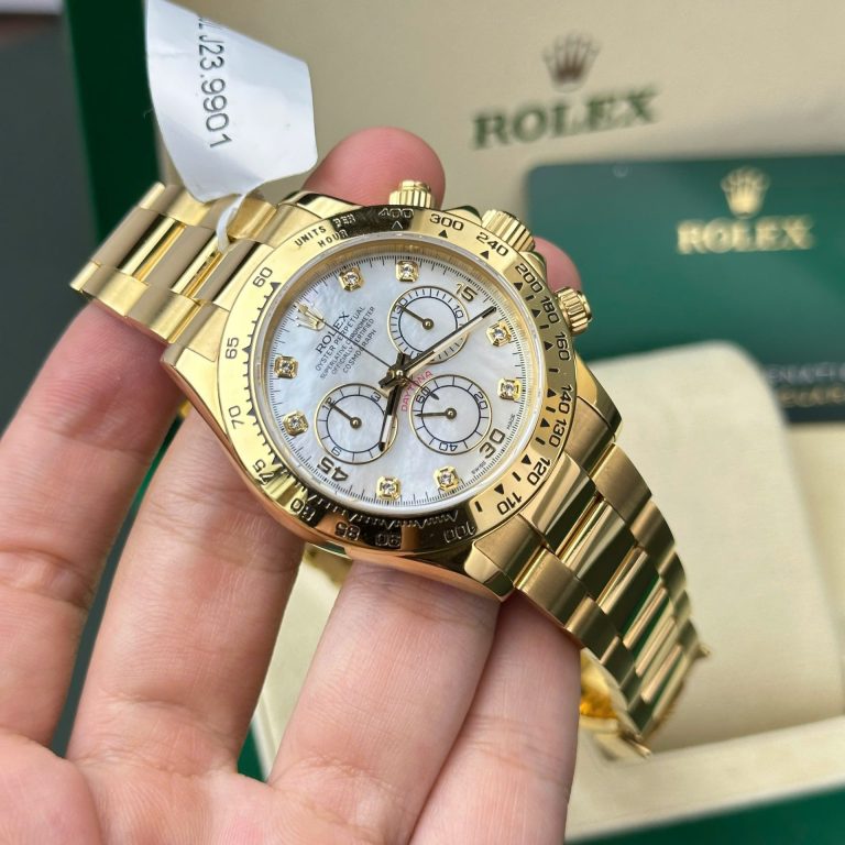 Rolex Daytona 116508 Gold Wrapped Replica 11 Watch Dial Mother Of Pearl 40mm