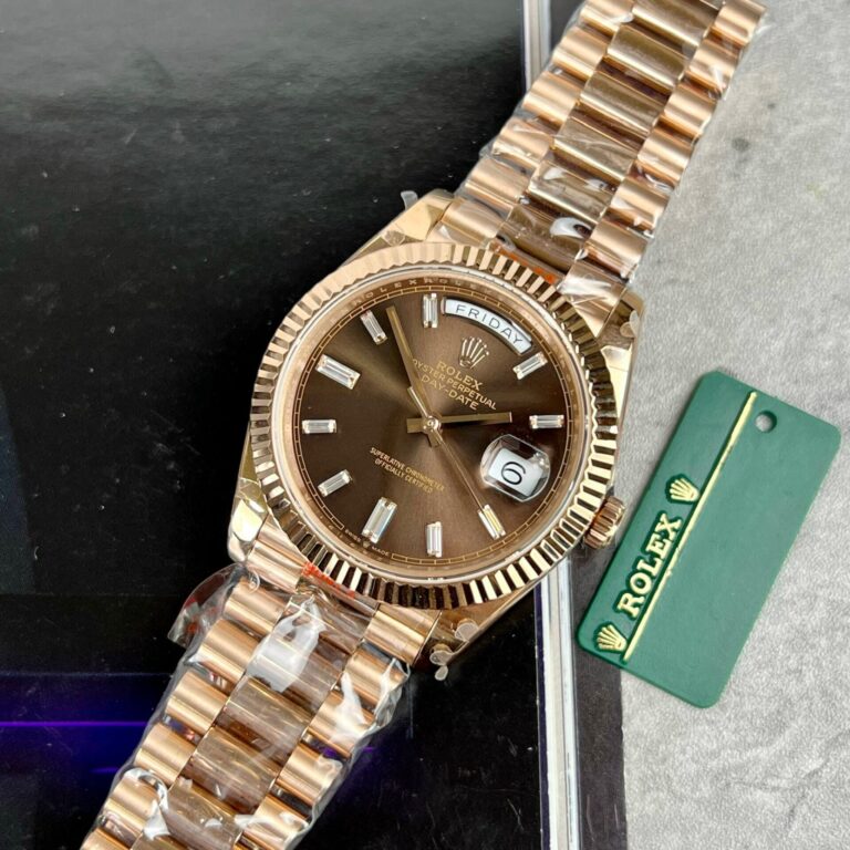 Rolex Day-Date 228235 Best Replica Watch Chocolate Dial GM Factory 40mm