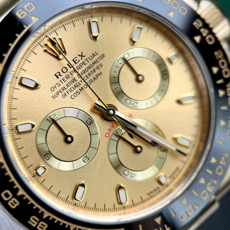 Rolex Daytona 116518LN Replica 1:1 Watch Yellow Gold Dial BT Factory 40mm